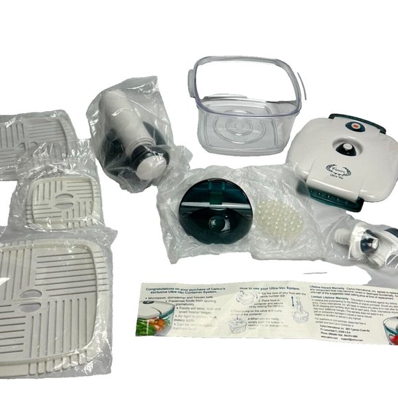 ULTRA-VAC CARICO FOOD‎ STORAGE SYSTEM SET-001-OPEN BOX